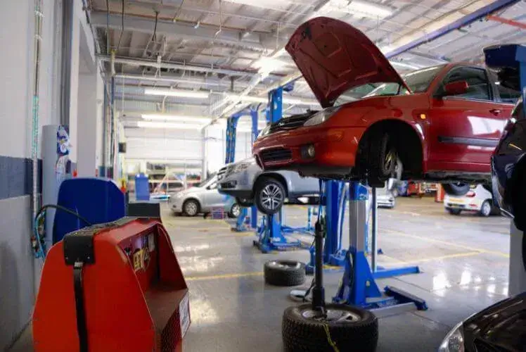 Auto Repair Shop Interior