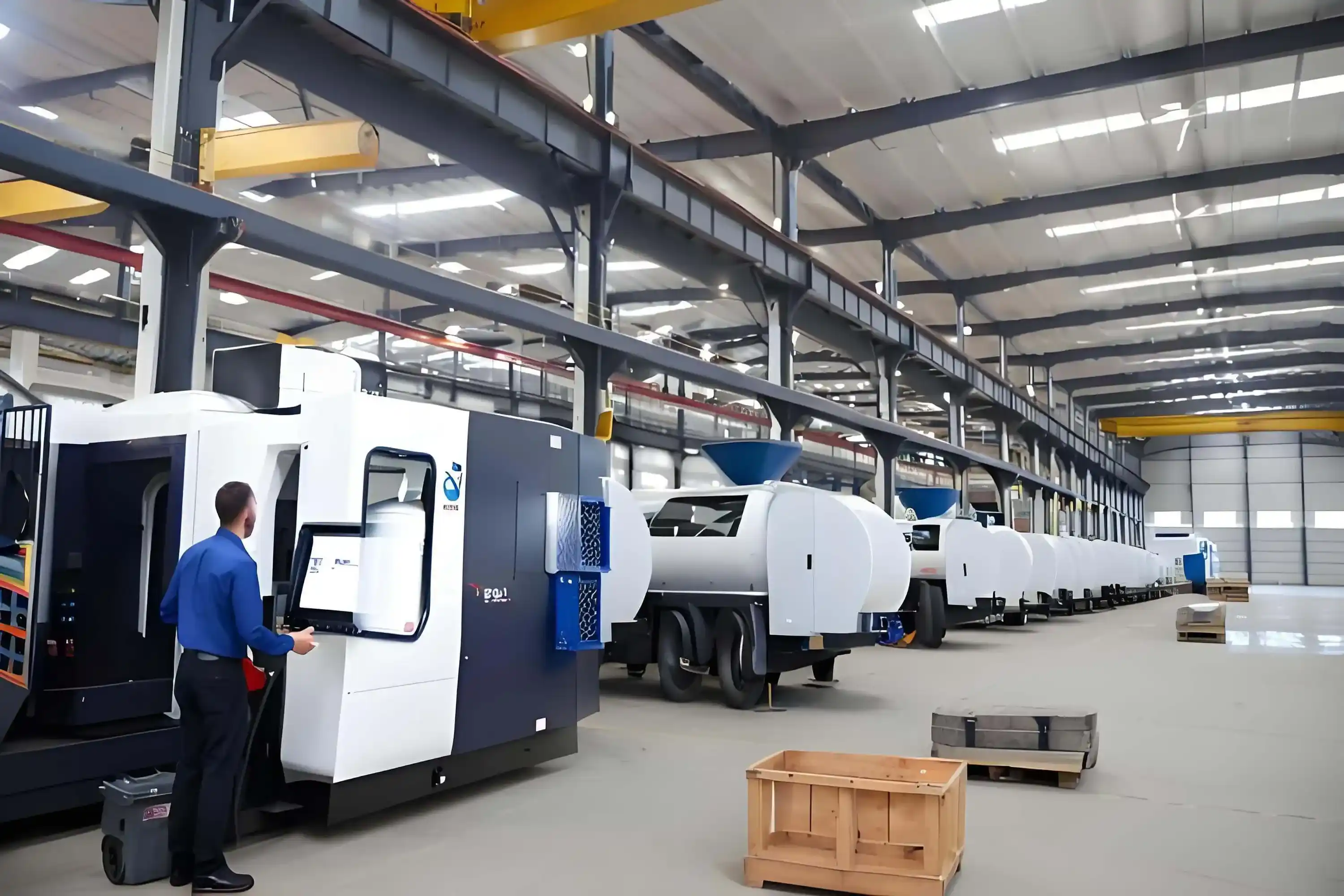 Steel Structure Workshop Interior